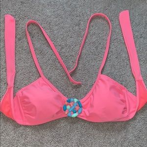 Pink bathing suit